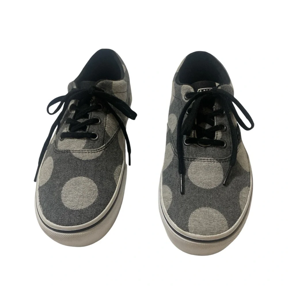 VANS Fuzzy Dot Polka Dot Doheny Platform Sneakers